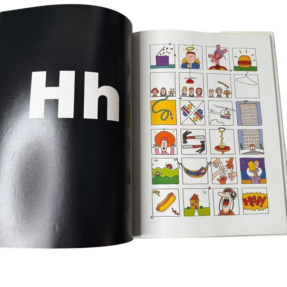 VTG Alpha-Blocks by Kat Anderson 1993 1st‎ Printing Kids Book ABC's - Signed